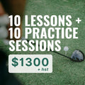 10 Lessons + 10 Practice Sessions