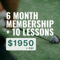 6 Month Membership + 10 Lessons