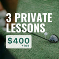 3 Private Lessons