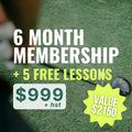 6 Month Membership + 5 Lessons
